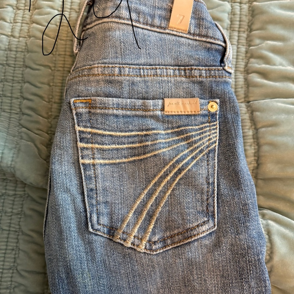 7 For All Mankind Women's Blue Jeans